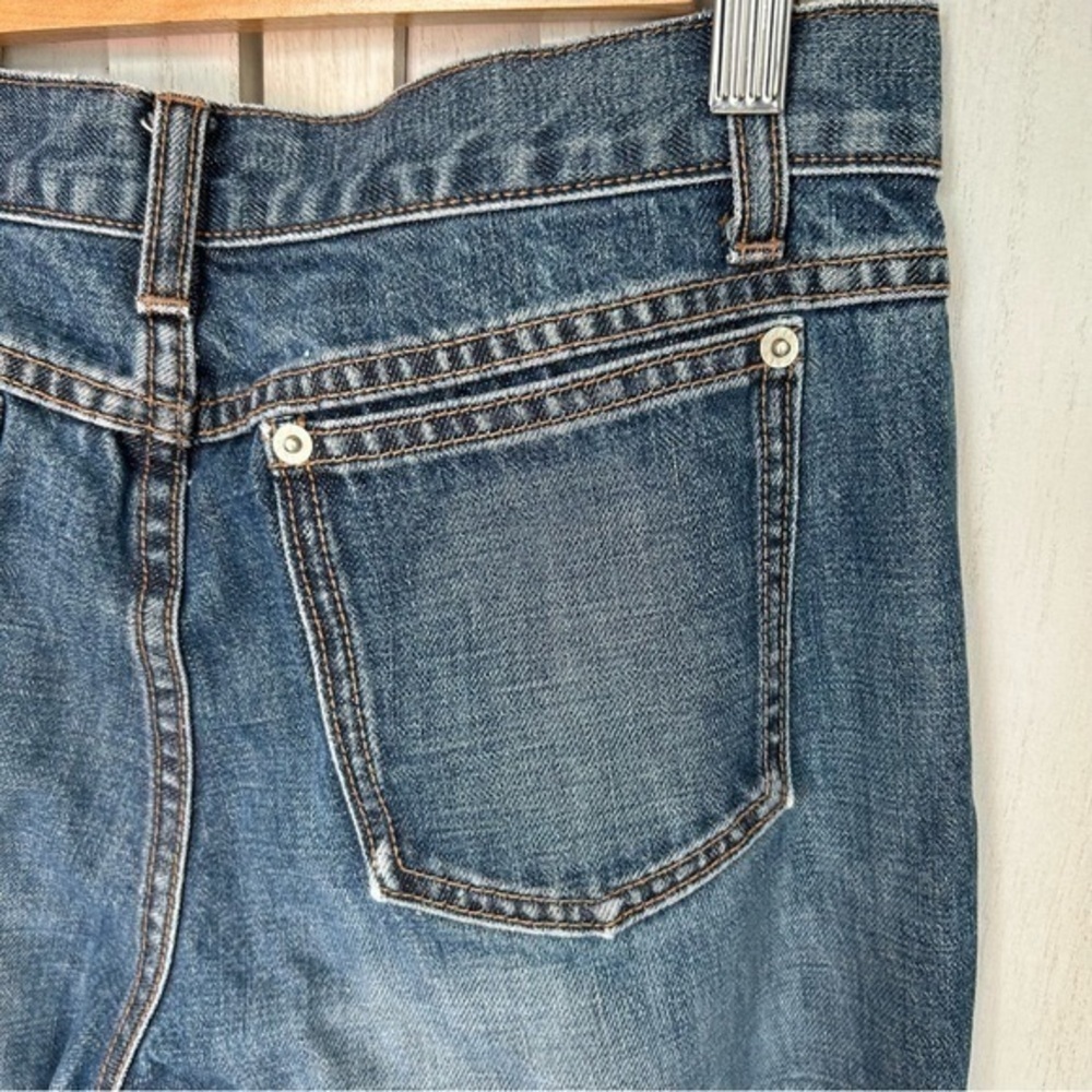 โจJ Crew button fly crop boyfriend blue jeans ๐ 4 - Picture 8 of 10